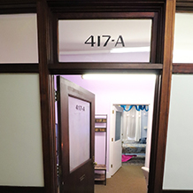 Picture of the entrance to Suite 417-A